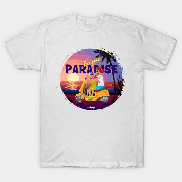 Tropic paradise T-Shirt by Yerlanio